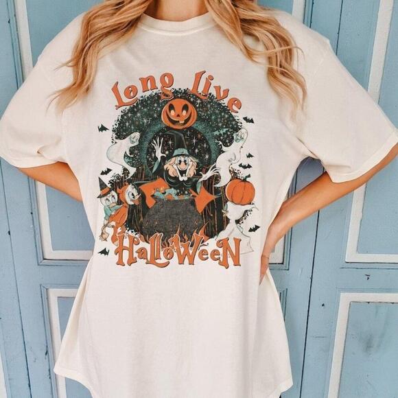 Other - Long Live Halloween Retro Spooky Season Pumpkin Unisex T Shirt